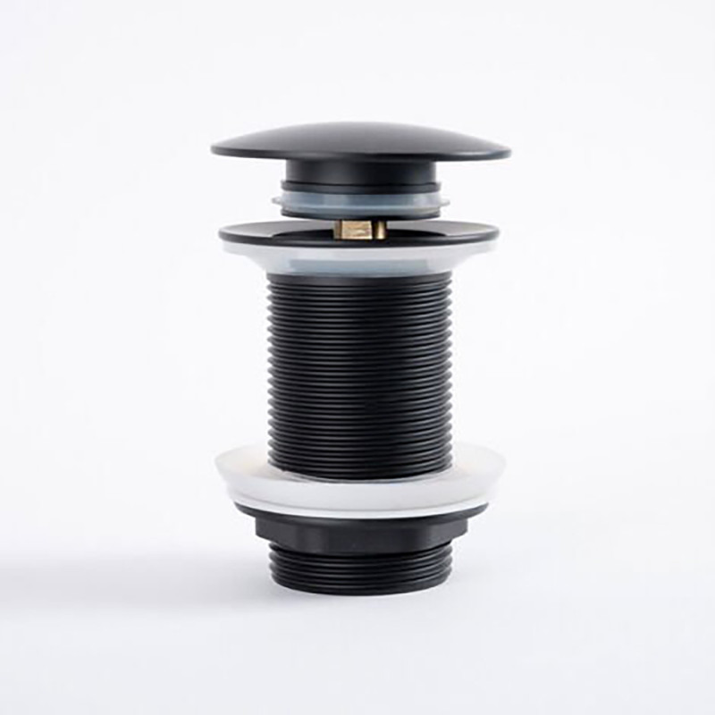 Bonde lavabo clic-clac laiton Noir Mat Bonde lavabo clic-clac laiton Noir Mat