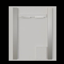 Miroir avec éclairage LED ELEGANCE - 80 cm x ht80 cm - sans interrupteur