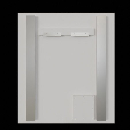 Miroir avec éclairage LED ELEGANCE - 80 cm x ht80 cm - sans interrupteur