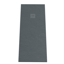 Receveur de douche 170x70 cm extra plat - DIAMANT - coloris gris anthracite