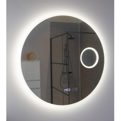 Miroir avec éclairage LED RONDINARA - Diamètre 60 cm 