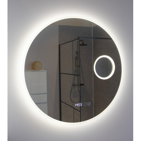 Miroir avec éclairage LED RONDINARA - Diamètre 60 cm 