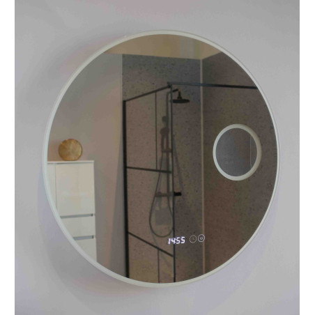 Miroir avec éclairage LED RONDINARA - Diamètre 60 cm 