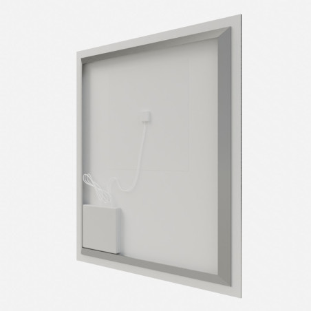 Miroir avec éclairage LED VISTA - 80 cm x 80 cm 