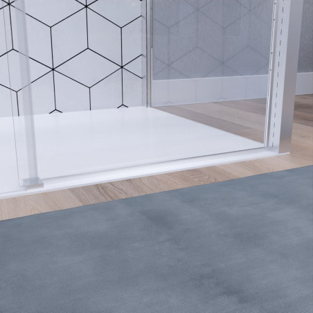 Porte de douche d'angle avec paroi coulissante NERINA ACCESS