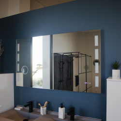 Miroir avec éclairage LED EXCELLENCE - 140 cm x 80 cm 