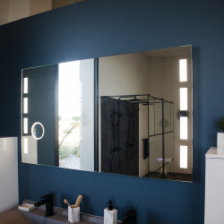 Miroir avec éclairage LED EXCELLENCE - 120 cm x 80 cm 