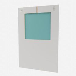 Miroir de salle de bain MIRCOLINE - 60 cm x 105 cm