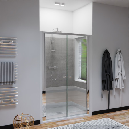 Douch'Etanch - Solution remplacement baignoire par douche 130 cm x 95 cm