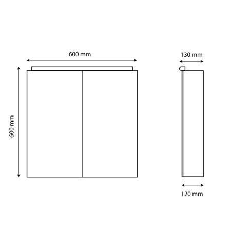 Armoire de salle de bain avec miroir MIRBOX
