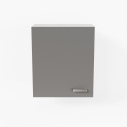 Meuble haut de cuisine - 60 cm - Porte coloris Gris