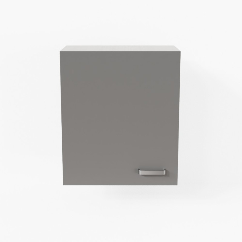 Meuble haut de cuisine - 60 cm - Porte coloris Gris Meuble haut de cuisine - 60 cm - Porte coloris Gris