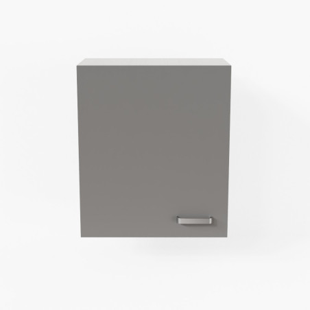 Meuble haut de cuisine - 60 cm - Porte coloris Gris