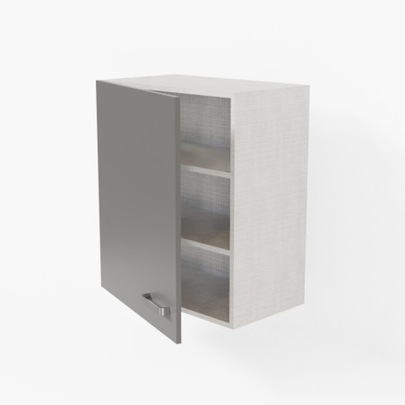 Meuble haut de cuisine - 60 cm - Porte coloris Gris