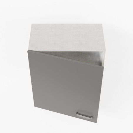 Meuble haut de cuisine - 60 cm - Porte coloris Gris