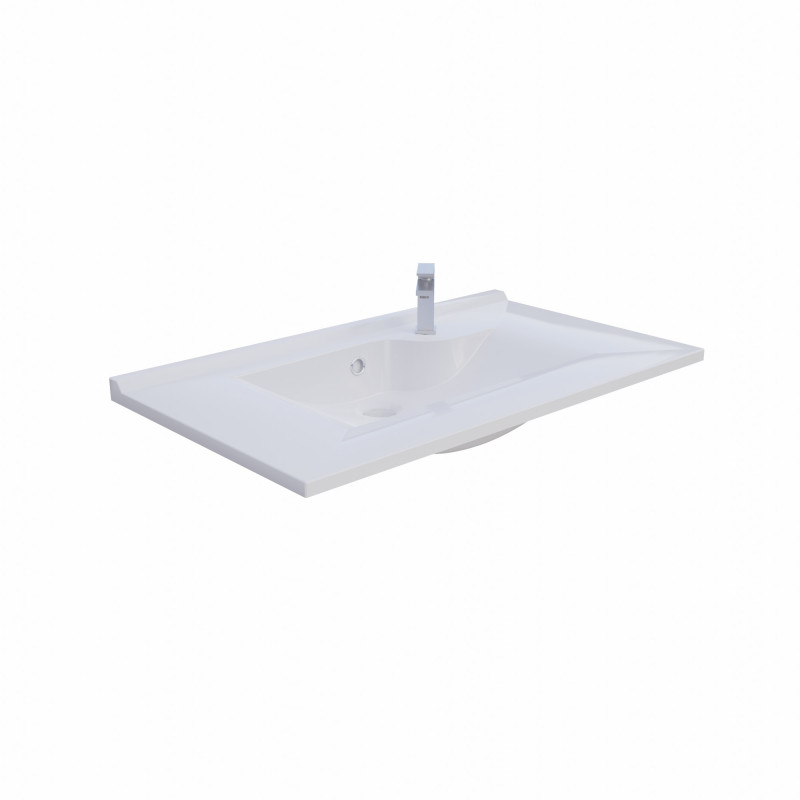 Plan simple vasque design RESILOGE - 80 cm Plan simple vasque design RESILOGE - 80 cm