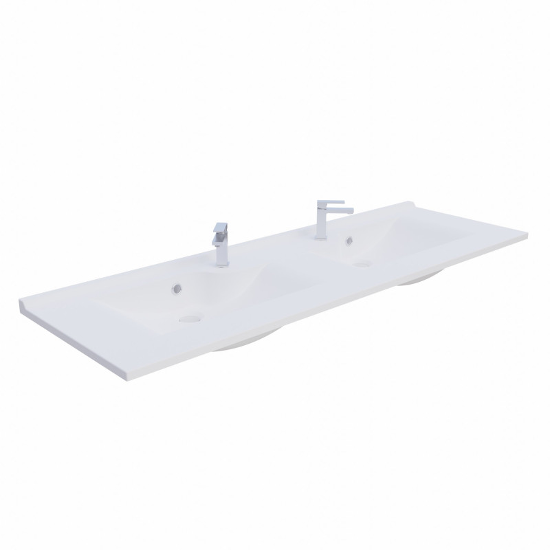 Plan double vasque design 140 cm RESILOGE Plan double vasque design 140 cm RESILOGE