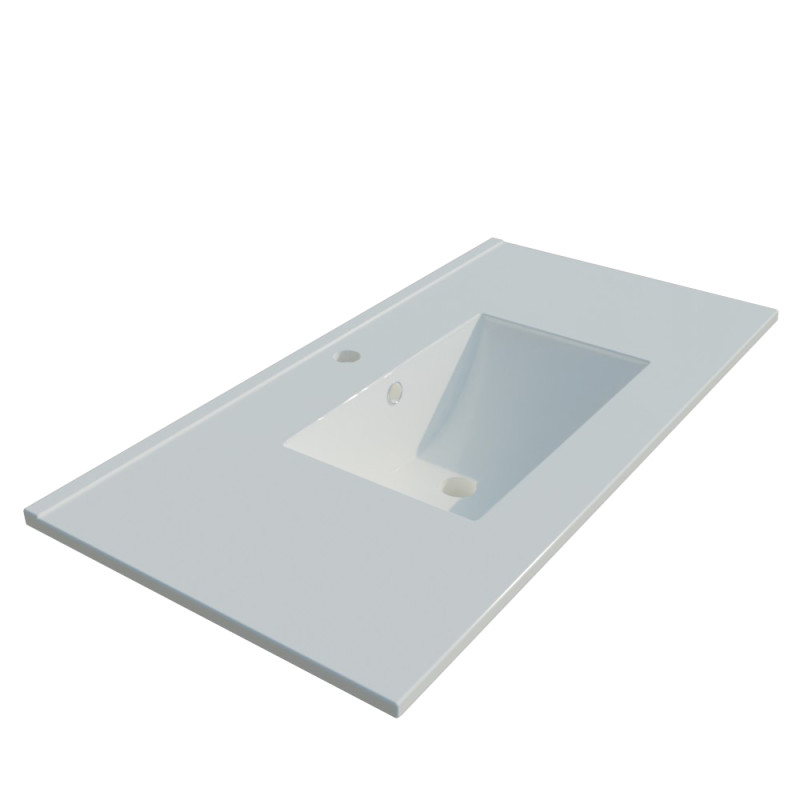 Plan vasque en céramique CERATOP - 90 cm