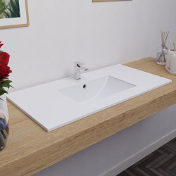 Plan vasque en céramique CERATOP - 90 cm