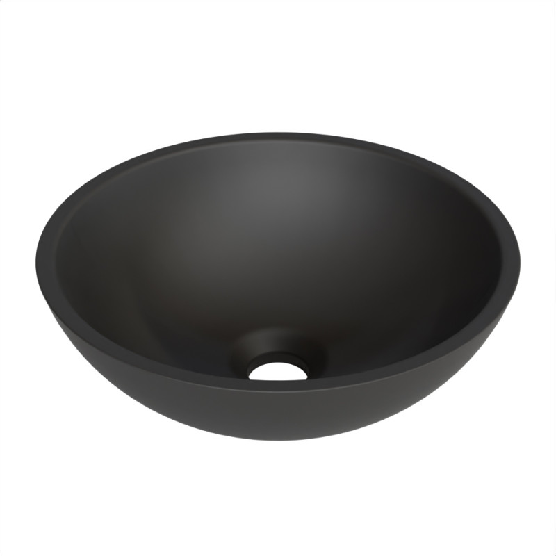 Vasque ronde à poser TREND - Noir mat Vasque ronde à poser TREND - Noir mat