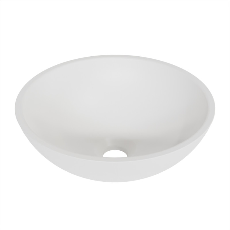 Vasque ronde à poser TREND - Blanc brillant Vasque ronde à poser TREND - Blanc brillant