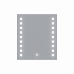 Miroir avec éclairage LED STARLED - 70 cm x 80 cm 