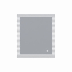 Miroir avec éclairage LED CADREA - 70 cm x 80 cm 