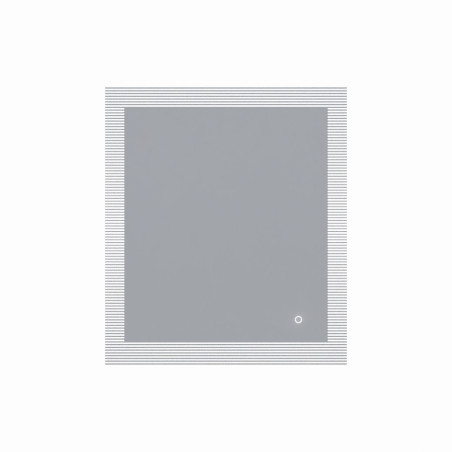 Miroir avec éclairage LED CADREA - 70 cm x 80 cm 