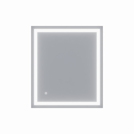 Miroir avec éclairage LED VISTA - 70 cm x 80 cm 