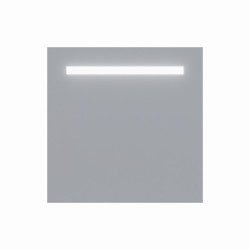 Miroir avec éclairage LED ELEGANCE - 80 cm x ht80 cm - sans interrupteur