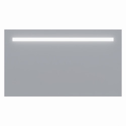 Miroir avec éclairage LED ELEGANCE - 140 cm x ht80 cm - sans interrupteur