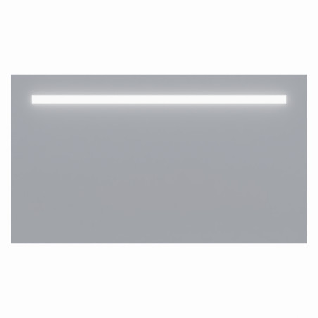 Miroir avec éclairage LED ELEGANCE - 140 cm x ht80 cm - sans interrupteur