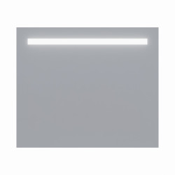 Miroir avec éclairage LED ELEGANCE - 124 cm x ht105 cm - sans interrupteur