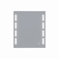 Miroir avec éclairage LED PRESTIGE - 70 cm x 80 cm 