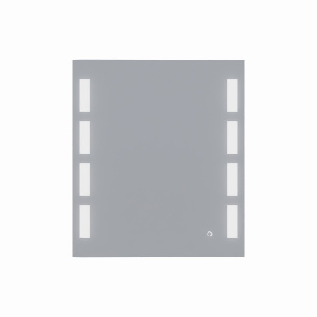 Miroir avec éclairage LED PRESTIGE - 70 cm x 80 cm 