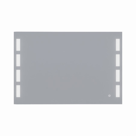 Miroir anti-buée PRESTIGE 120x80 cm - éclairage intégré à LED et interrupteur sensitif