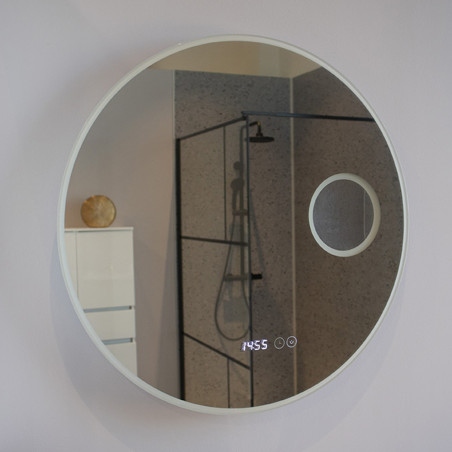 Miroir avec éclairage LED RONDINARA - Diamètre 80 cm 