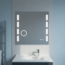 Miroir avec éclairage LED EXCELLENCE - 80 cm x 80 cm 