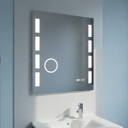 Miroir avec éclairage LED EXCELLENCE - 70 cm x 80 cm 
