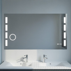 Miroir avec éclairage LED EXCELLENCE - 140 cm x 80 cm 