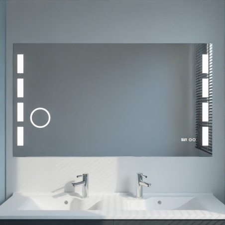 Miroir avec éclairage LED EXCELLENCE - 140 cm x 80 cm 