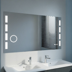 Miroir avec éclairage LED EXCELLENCE - 140 cm x 80 cm 