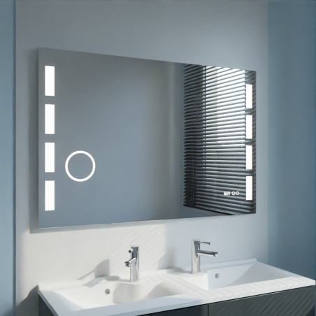 Miroir avec éclairage LED EXCELLENCE - 120 cm x 80 cm 