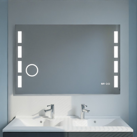 Miroir avec éclairage LED EXCELLENCE - 120 cm x 80 cm 