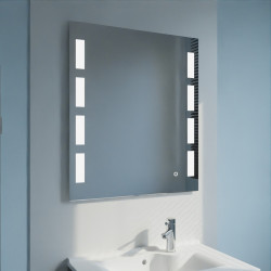 Miroir avec éclairage LED PRESTIGE - 70 cm x 80 cm 