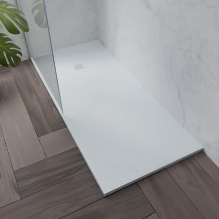 Receveur de douche 180x80 cm extra plat - DIAMANT - coloris blanc