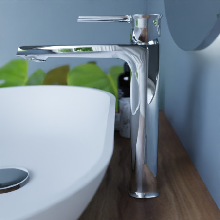 Mitigeur haut lavabo SOFI Chromé pour vasque à poser