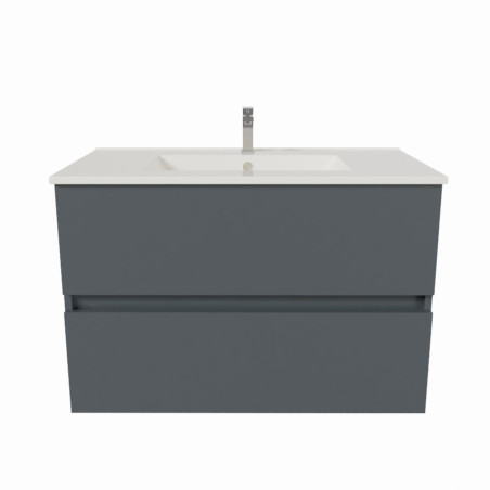 Meuble salle de bain suspendu 80 cm ROSALY