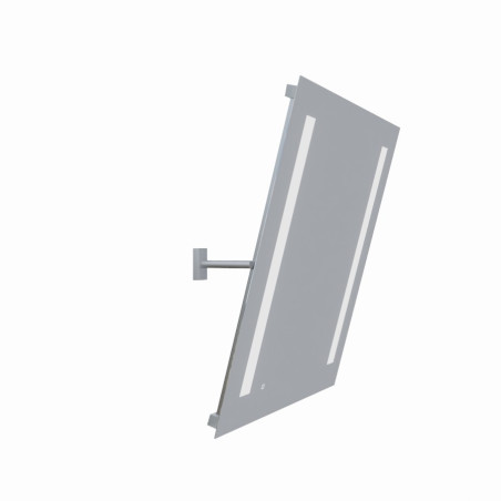 Miroir LED inclinable ROTARY - 70 cm x 80 cm