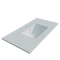 Plan vasque en céramique CERATOP - 90 cm